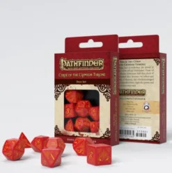 Q-Workshop - Pathfinder RPG Dice Set: Curse of the Crimson Throne (7-delig)