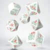 Q-Workshop - Pizza RPG Dice Set: Pepperoni (7-delig)