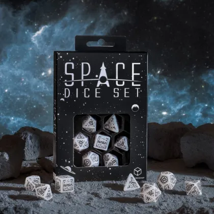 Q-Workshop - Space RPG Dice Set: Apollo (7-delig)