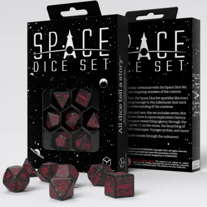 Q-Workshop - Space RPG Dice Set: Voyager (7-delig)