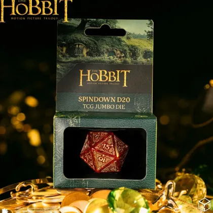 Q-Workshop - The Hobbit Spindown Die D20: Ember
