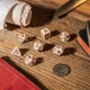 Q-Workshop - The Witcher RPG Dice Set: Vesemir - The Old Wolf (8-delig)