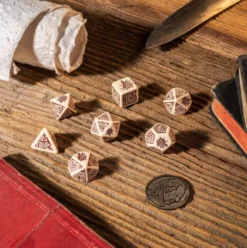 Q-Workshop - The Witcher RPG Dice Set: Vesemir - The Old Wolf (8-delig)