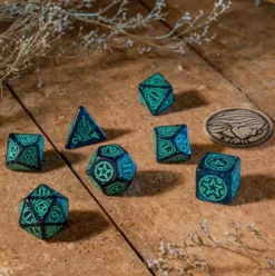 Q-Workshop - The Witcher RPG Dice Set: Yennefer - Sorceress Supreme (8-delig)