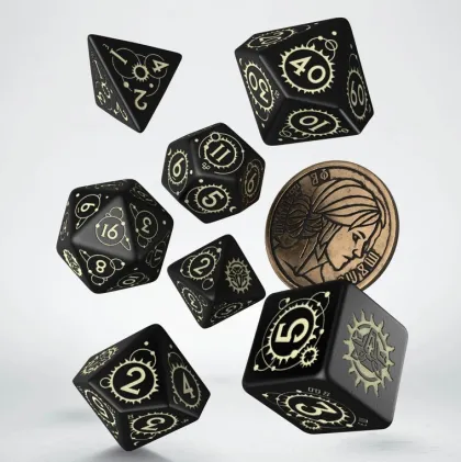 Q-Workshop - The Witcher RPG Dice Set: Ciri - The Zireael (8-delig)