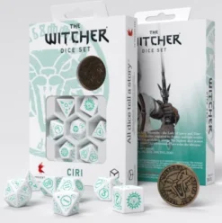 Q-Workshop - The Witcher RPG Dice Set: Ciri - The Law of Surprise (8-delig)