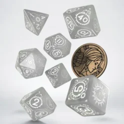 Q-Workshop - The Witcher RPG Dice Set: Ciri - The Lady of Space and Time (8-delig)