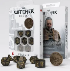Q-Workshop - The Witcher RPG Dice Set: Vesemir - The Sword Master (8-delig)