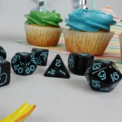 Q-Workshop - 20 Years RPG Dice Set: Llama (8-delig)