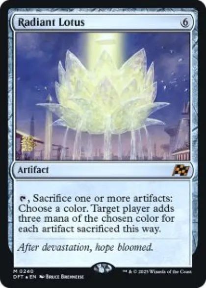 Radiant Lotus (foil) - Aetherdrift Prerelease Promo's