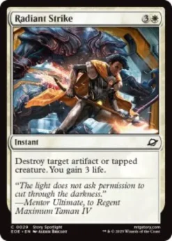 Radiant Strike (foil) - Edge of Eternities