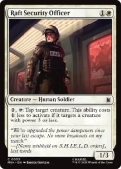 Raft Security Officer (foil) - Marvel Super Heroes