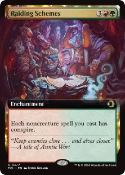 Raiding Schemes (foil) (extended art) - Lorwyn Eclipsed Varianten