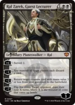 Ral Zarek, Guest Lecturer (foil) - Secrets of Strixhaven