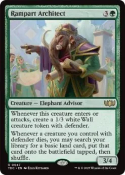 Rampart Architect - Tarkir: Dragonstorm Commander