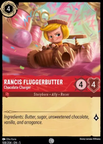 Rancis Fluggerbutter, Chocolate Charger - Shimmering Skies