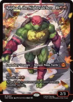 Raphael, the Nightwatcher (#287) (foil) (showcase) - Teenage Mutant Ninja Turtles Varianten