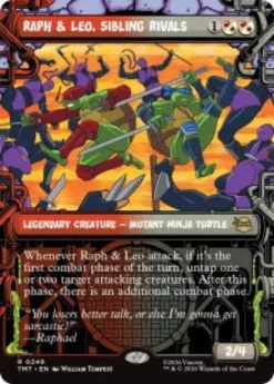 Raph & Leo, Sibling Rivals (foil) (showcase) - Teenage Mutant Ninja Turtles Varianten