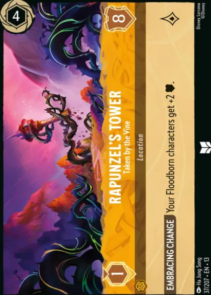 Rapunzel's Tower, Taken by the Vine (foil) - Attack of the Vine