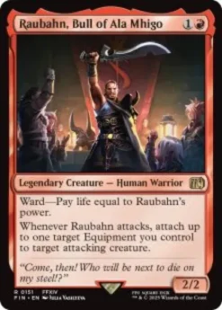 Raubahn, Bull of Ala Mhigo (foil) - Final Fantasy