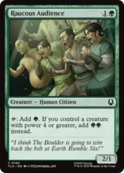 Raucous Audience (foil) - Avatar: The Last Airbender