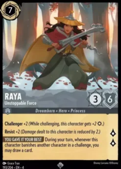 Raya, Unstoppable Force (foil) - Ursula's Return