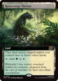 Razorverge Thicket (extended art) - Marvel Super Heroes Commander Varianten