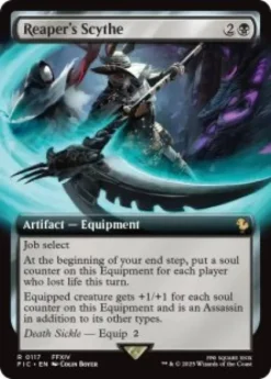 Reaper's Scythe (extended art) - Final Fantasy Commander Varianten