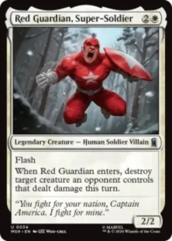 Red Guardian, Super-Soldier (foil) - Marvel Super Heroes