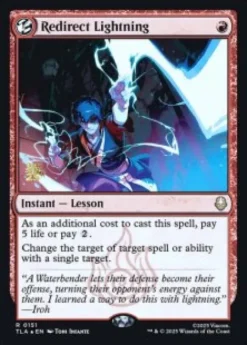 Redirect Lightning (foil) - Avatar: The Last Airbender Prerelease Promo's