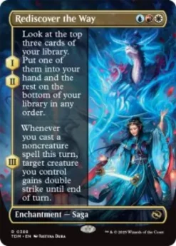 Rediscover the Way (foil) (borderless) - Tarkir: Dragonstorm Varianten