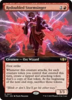 Redoubled Stormsinger (extended art) - Tarkir: Dragonstorm Commander Varianten