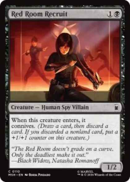 Red Room Recruit - Marvel Super Heroes