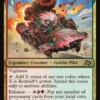 Redshift, Rocketeer Chief (foil) - Aetherdrift Planeswalker Stamped