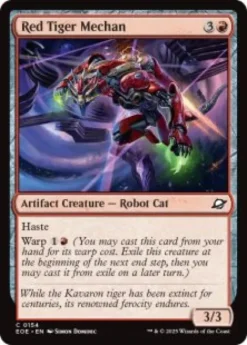 Red Tiger Mechan (foil) - Edge of Eternities