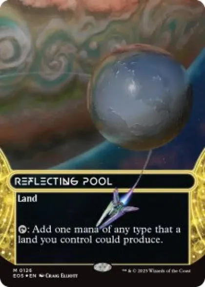 Reflecting Pool (#126) (galaxy foil) (borderless) - Edge of Eternities Stellar Sights