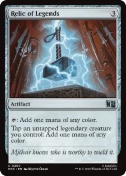 Relic of Legends (surge foil) - Marvel Super Heroes Commander