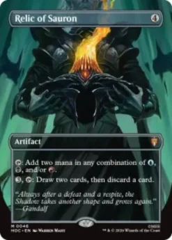 Relic of Sauron (#46) (foil) (borderless) - The Hobbit Eternal