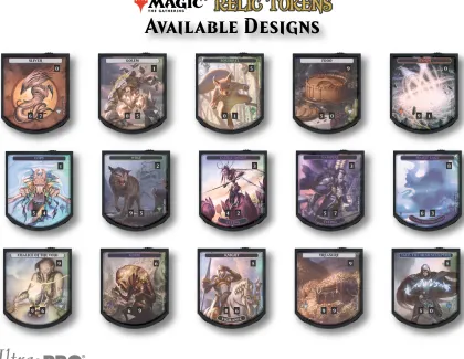 Relic Tokens Display: Relentless Collection