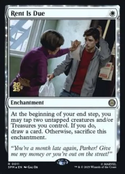 Rent Is Due (foil) - Marvel's Spider-Man Prerelease Promo's