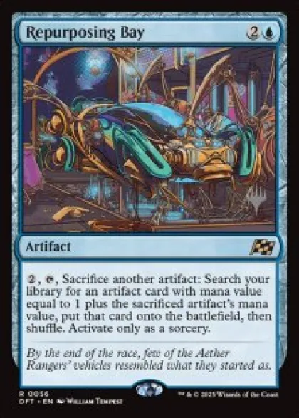 Repurposing Bay (foil) - Aetherdrift Planeswalker Stamped