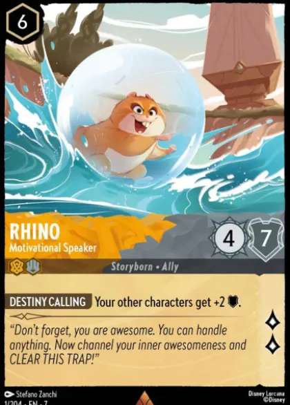Rhino, Motivational Speaker - Archazia's island