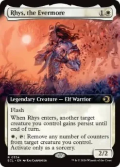 Rhys, the Evermore (foil) (extended art) - Lorwyn Eclipsed Varianten