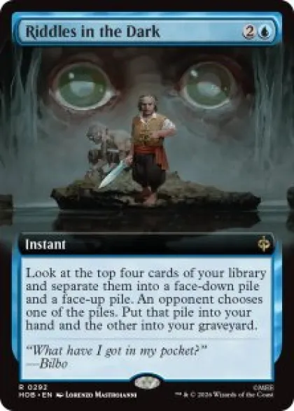 Riddles in the Dark (foil) (extended art) - The Hobbit Varianten