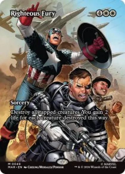 Righteous Fury (#49) (borderless) - Marvel
