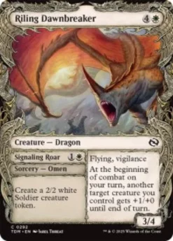 Riling Dawnbreaker (foil) (showcase) - Tarkir: Dragonstorm Varianten