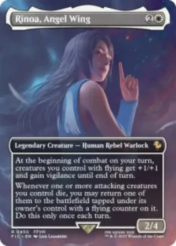 Rinoa, Angel Wing (foil) (borderless) - Final Fantasy Commander Varianten