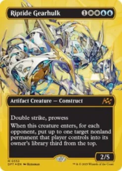 Riptide Gearhulk (#552) (first-place foil) (borderless) - Aetherdrift First-Place Box Toppers