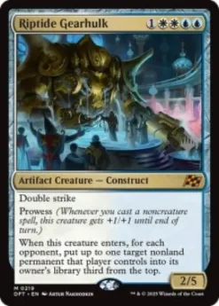 Riptide Gearhulk (foil) - Aetherdrift Planeswalker Stamped