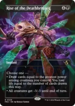 Rise of the Deathbringer (#326) (foil) (borderless) - Reality Fracture Varianten